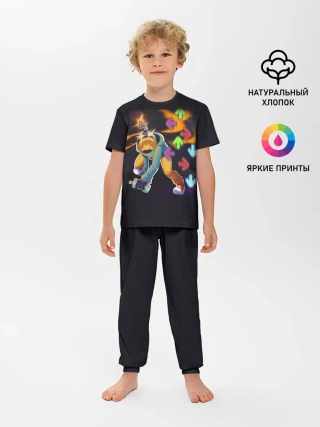 Детская пижама с брюками / Friday Night Funkin Whitty