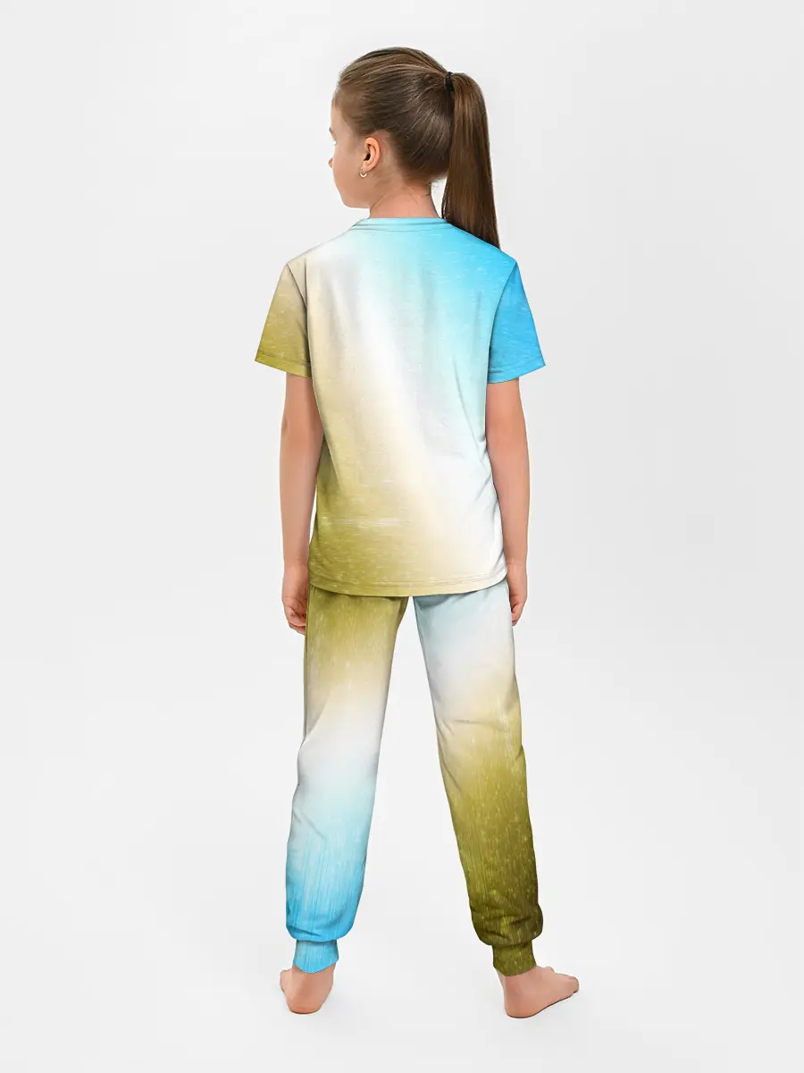 Детская пижама с брюками / Поп Ит - Глитч