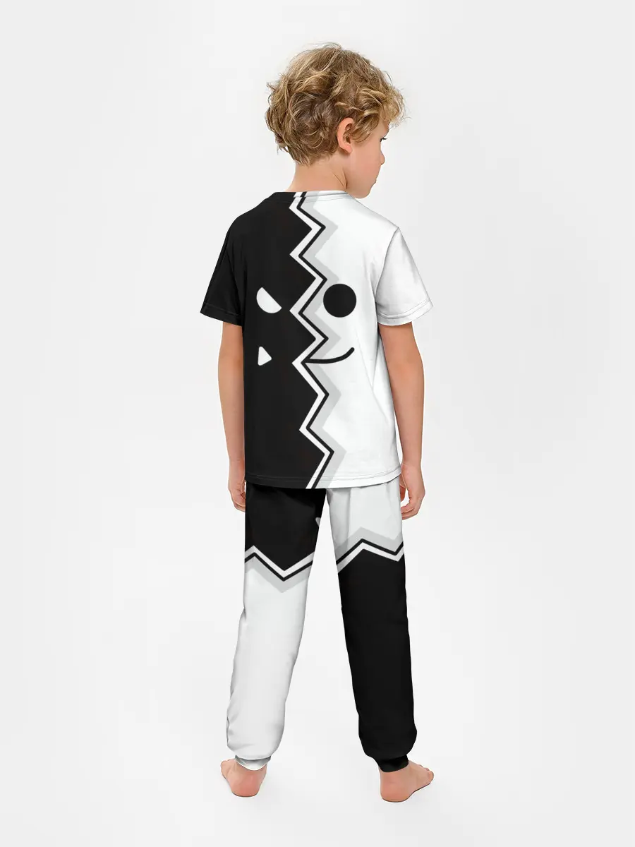 Детская пижама с брюками / Geometry Dash