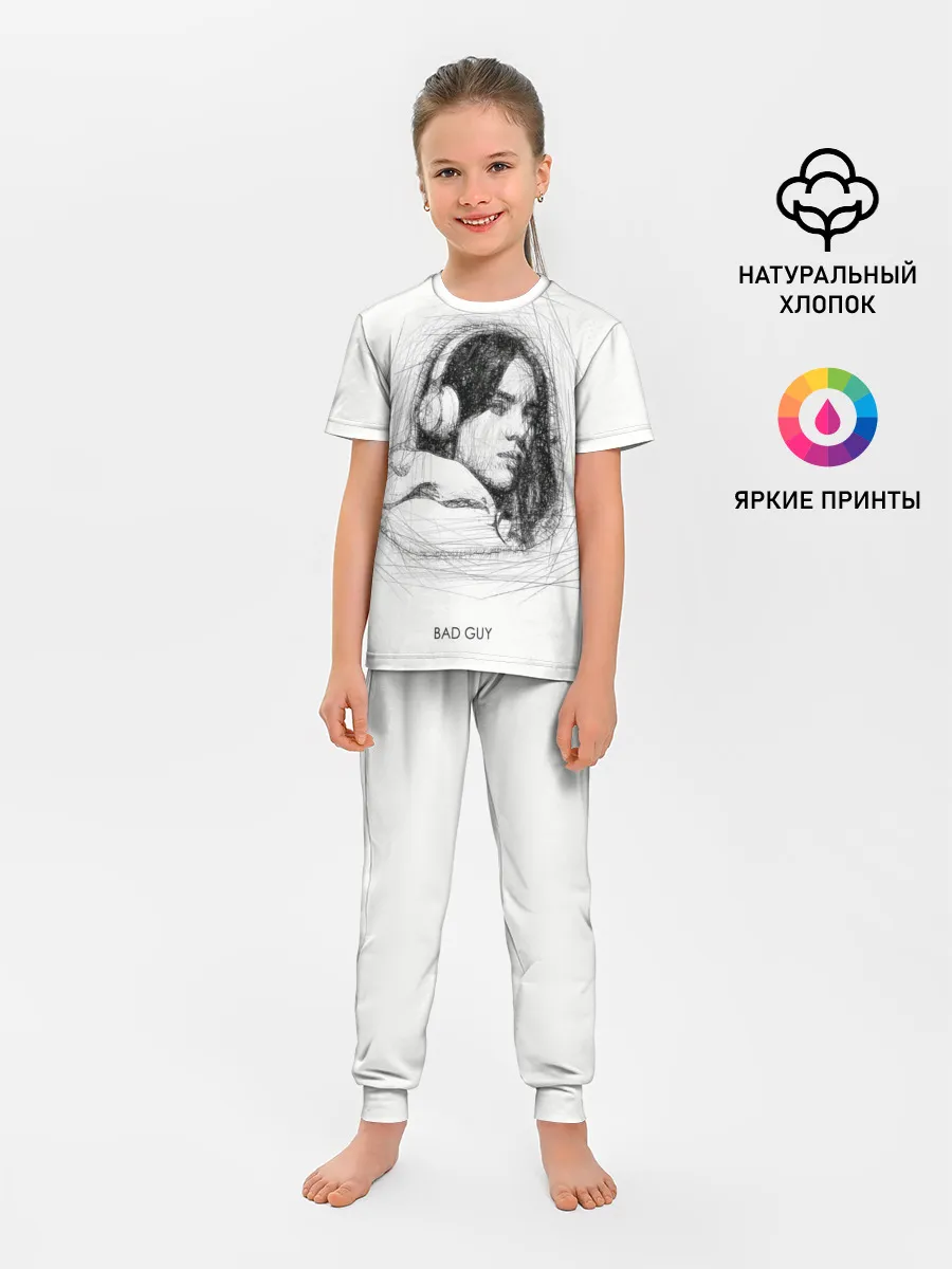 Детская пижама с брюками / Billie Eilish