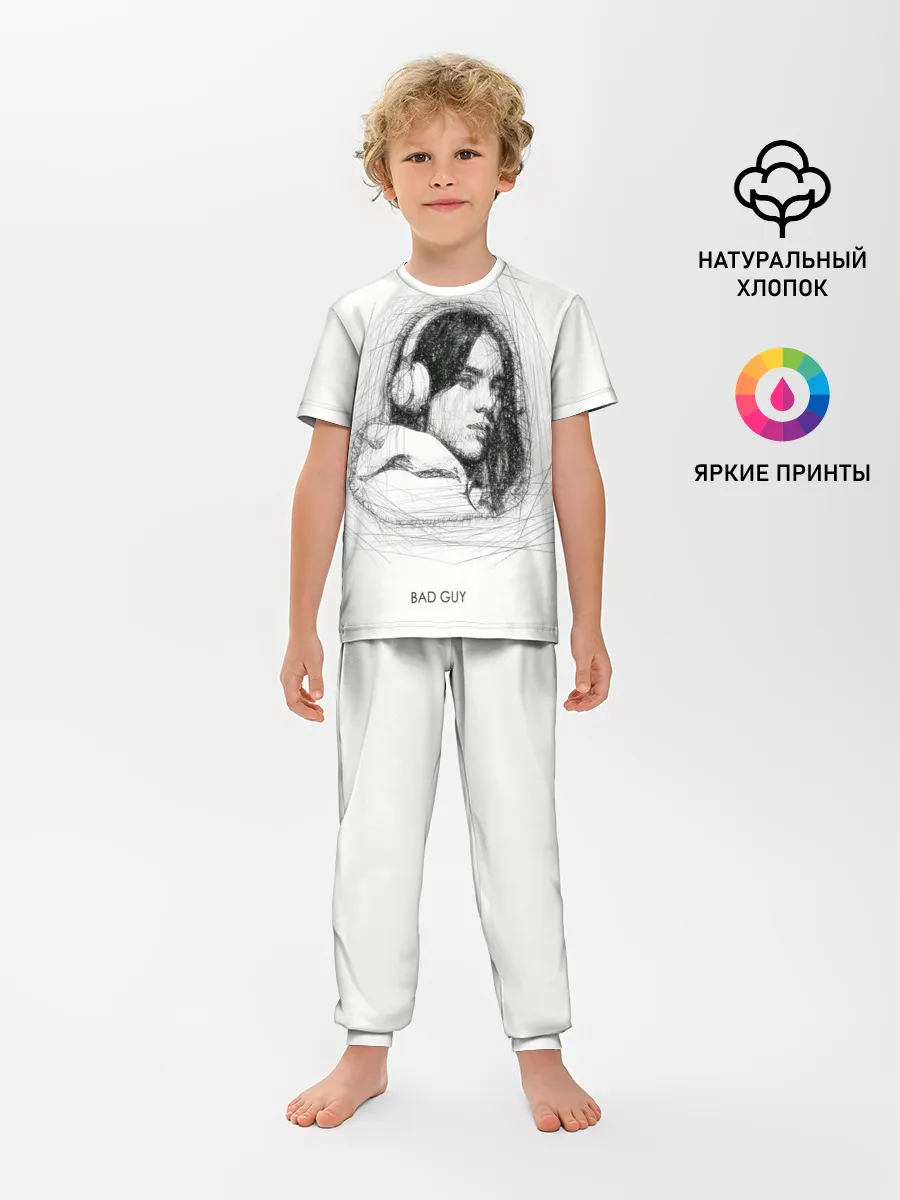 Детская пижама с брюками / Billie Eilish