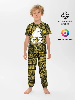 Детская пижама с брюками / годзилла