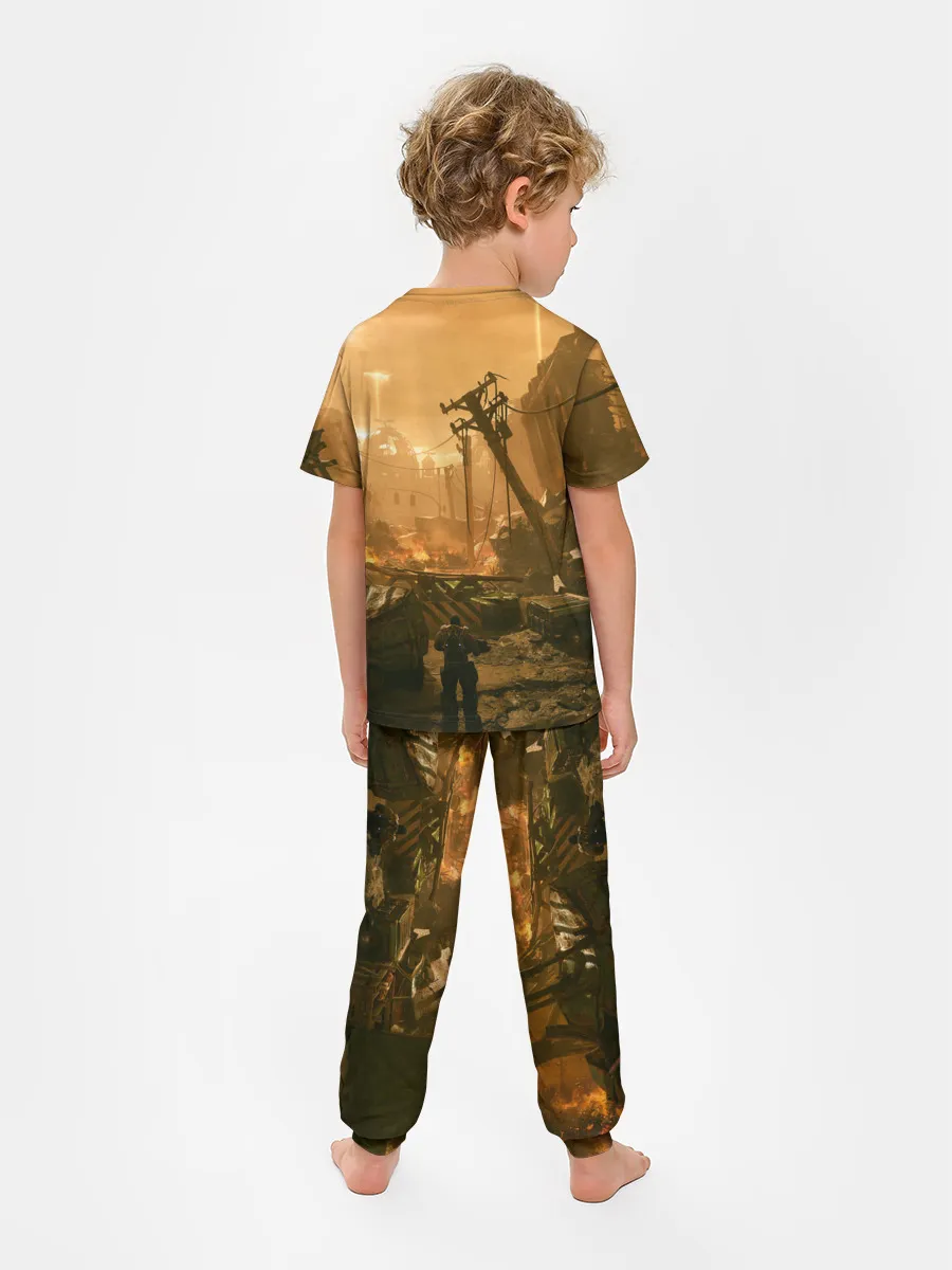 Детская пижама с брюками / GEARS OF WAR | ШЕСТЕРЕНКИ