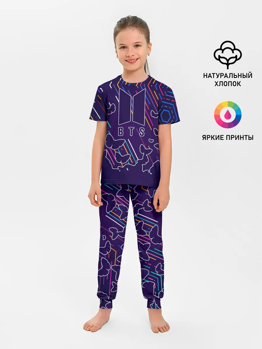 Детская пижама с брюками / BTS