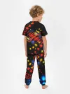 Детская пижама с брюками / Fractal Digital 3D
