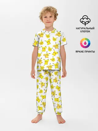 Детская пижама с брюками / ПИКАЧУ
