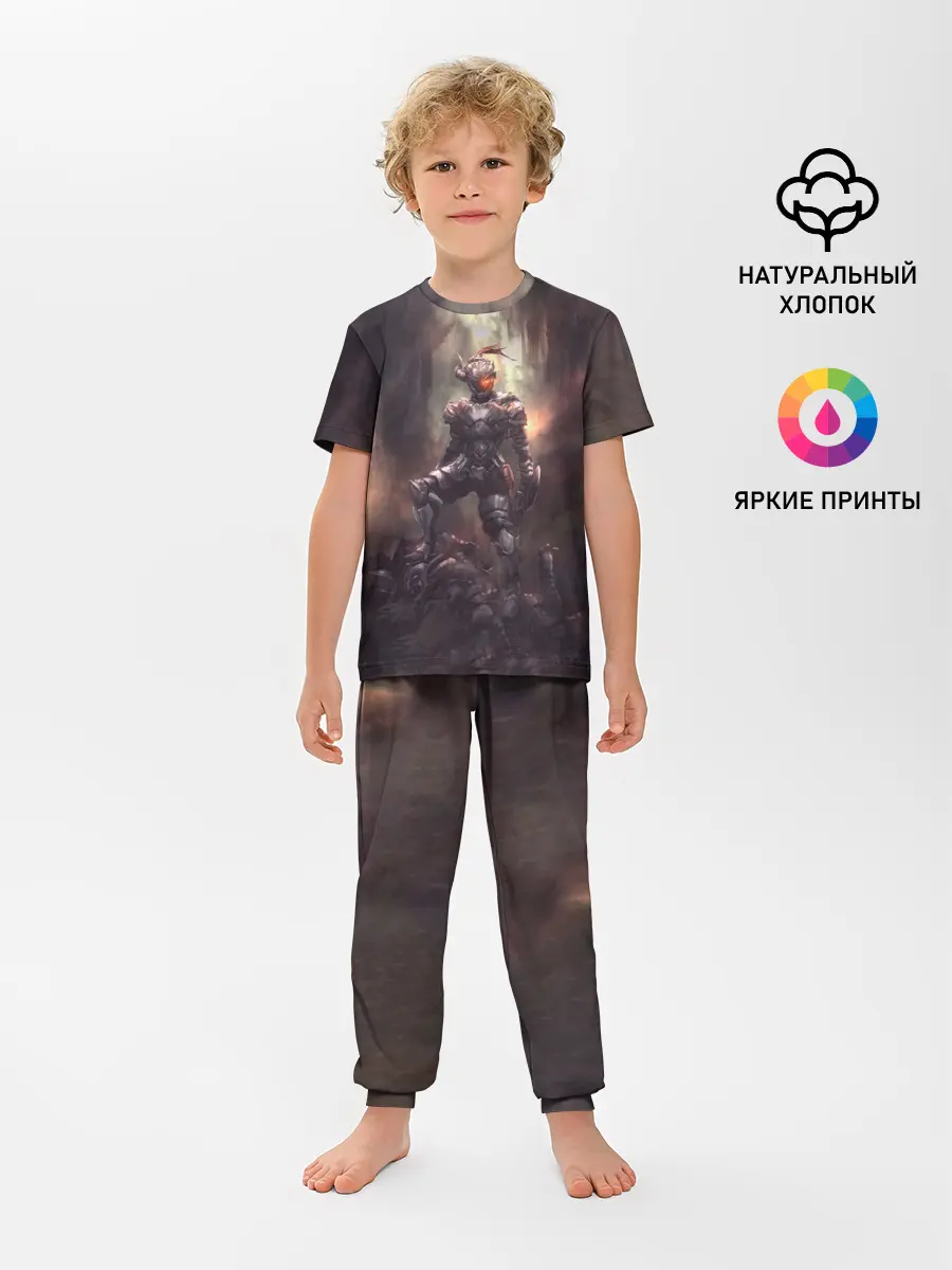 Детская пижама с брюками / Goblin Slayer darkness