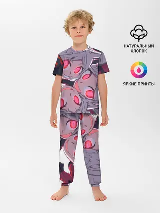 Детская пижама с брюками / МИЛЫЕ КОШЕЧКИ