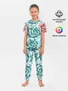 Детская пижама с брюками / Розы