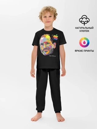 Детская пижама с брюками / Стив Джобс / Think Different