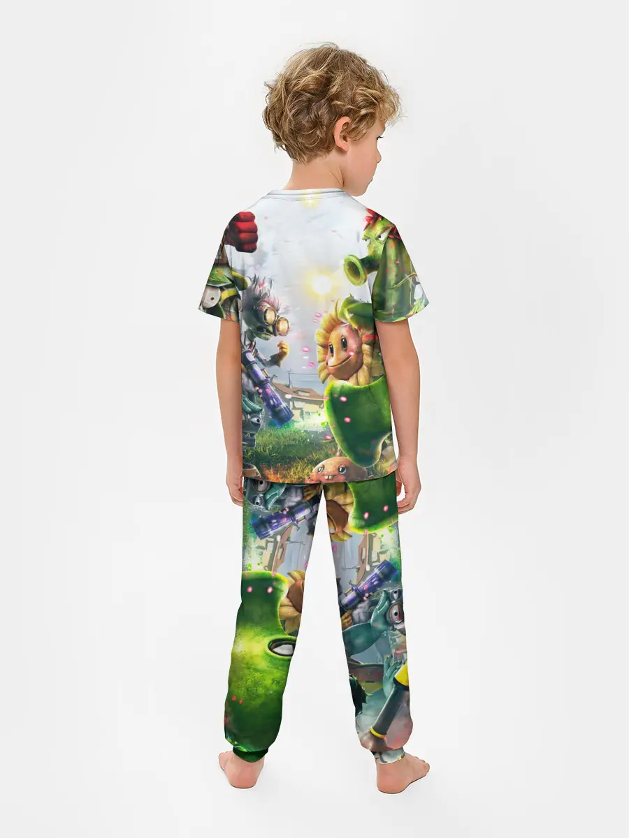 Детская пижама с брюками / Plants vs Zombies.