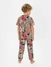 Детская пижама с брюками / Ленивец & Цветочки