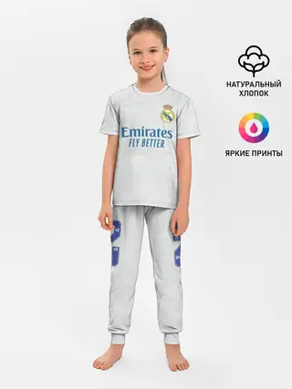 Детская пижама с брюками / Винисиус Реал Мадрид 2021/2022