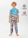 Детская пижама с брюками / Морской мир