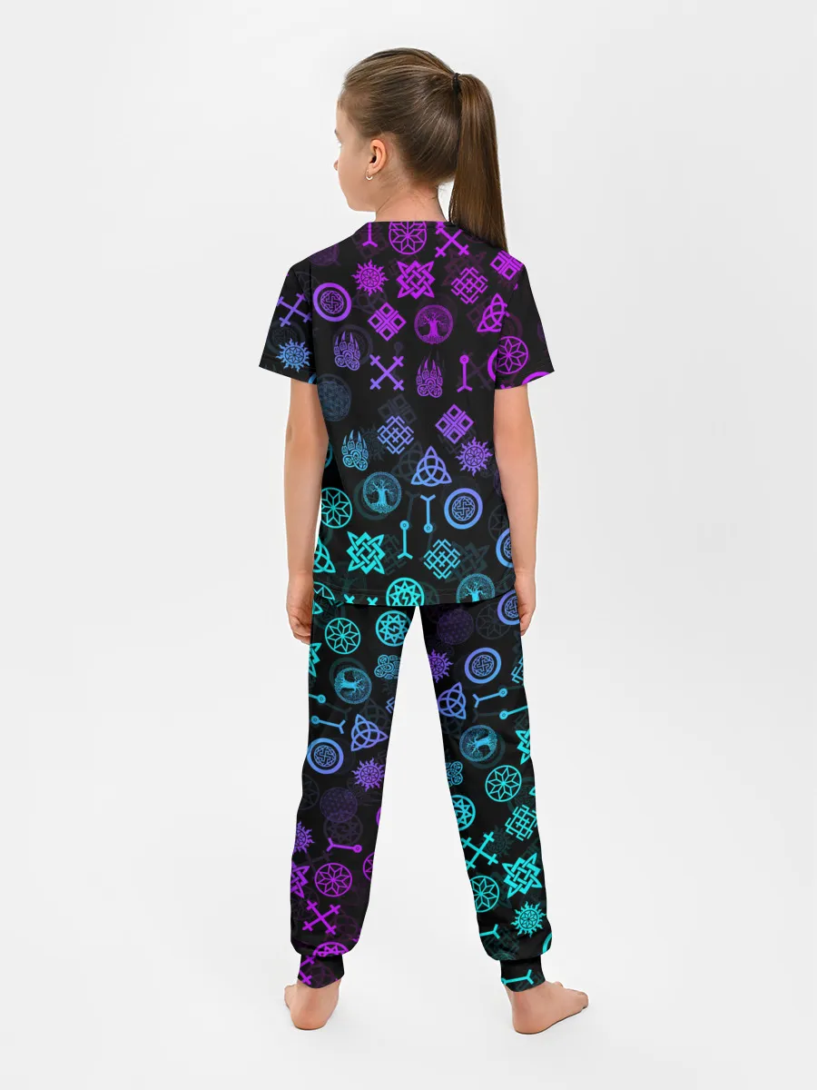 Детская пижама с брюками / СЛАВЯНСКИЕ РУНЫ | ПАТТЕРН