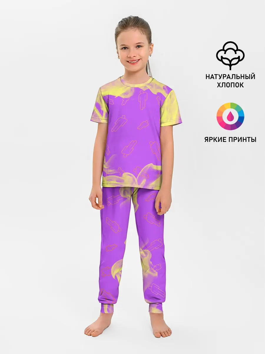 Детская пижама с брюками / BILLIE EILISH / БИЛЛИ АЙЛИШ