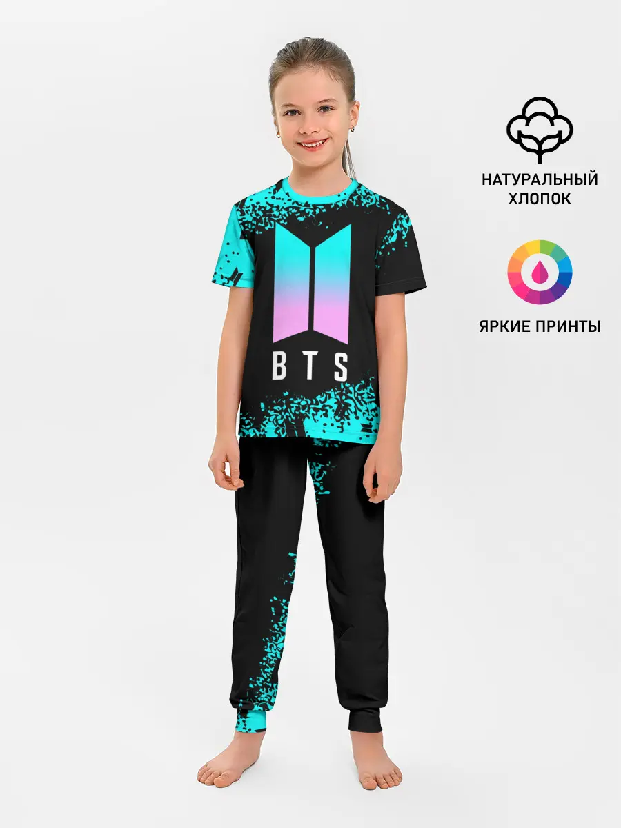 Детская пижама с брюками / BTS / БТС