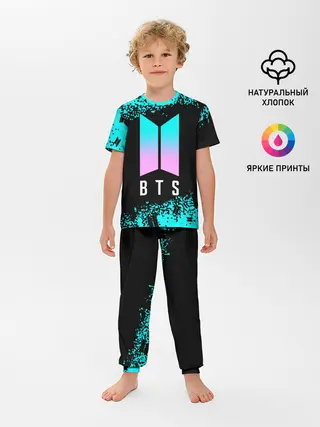 Детская пижама с брюками / BTS / БТС
