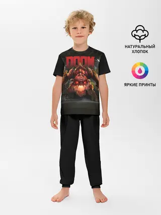 Детская пижама с брюками / DOOM Pinky