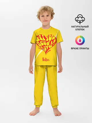 Детская пижама с брюками / All u need is love Beatles