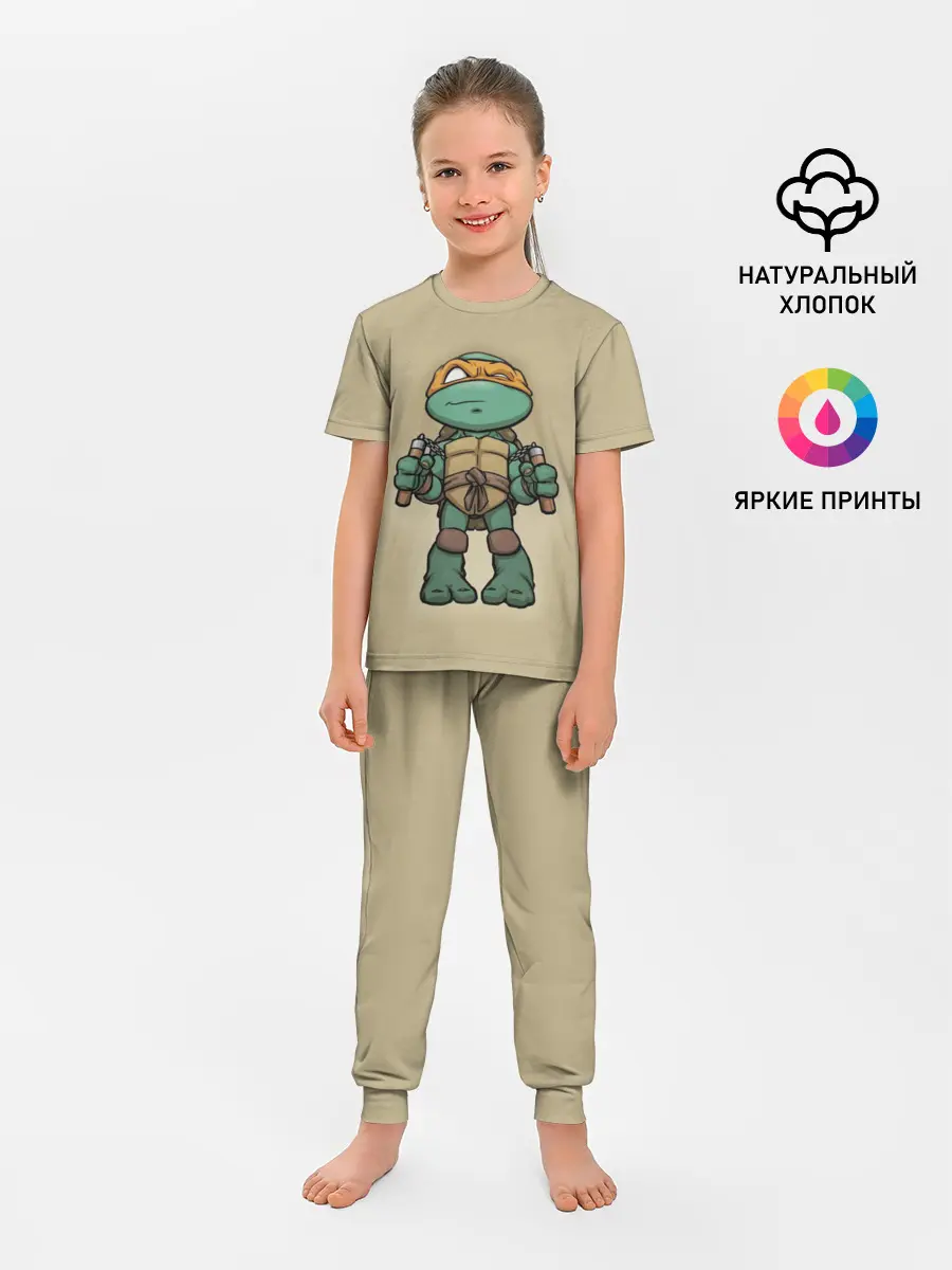 Детская пижама с брюками / ЧЕРЕПАШКИ - НИНДЗЯ