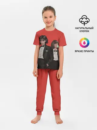 Детская пижама с брюками / Стильные 067 и 240