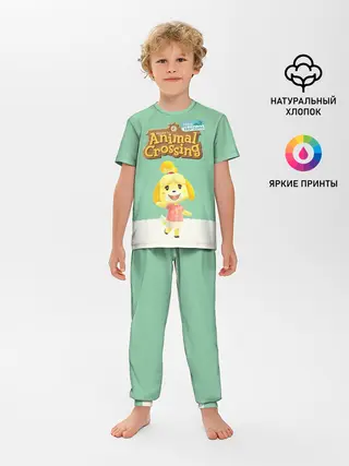Детская пижама с брюками / Animal Crossing