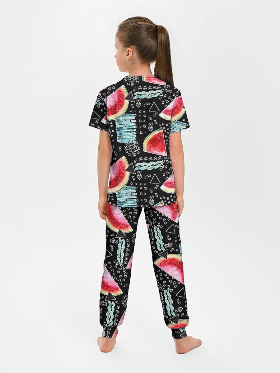 Детская пижама с брюками / сладкий арбуз