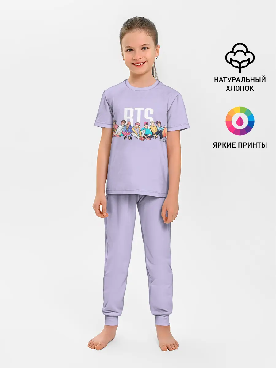 Детская пижама с брюками / BTS