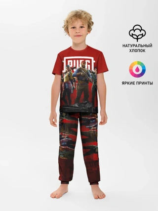 Детская пижама с брюками / ПАБГ КОРОЛЕВСКАЯ БИТВА / PUBG
