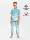 Детская пижама с брюками / Волны