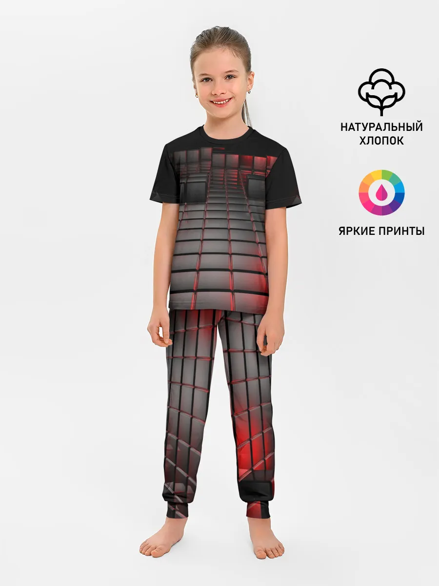 Детская пижама с брюками / КАРБОНОВЫЕ ПЛИТЫ