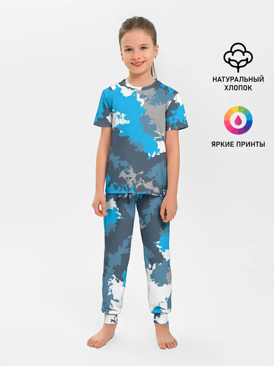 Детская пижама с брюками / Камуфляж