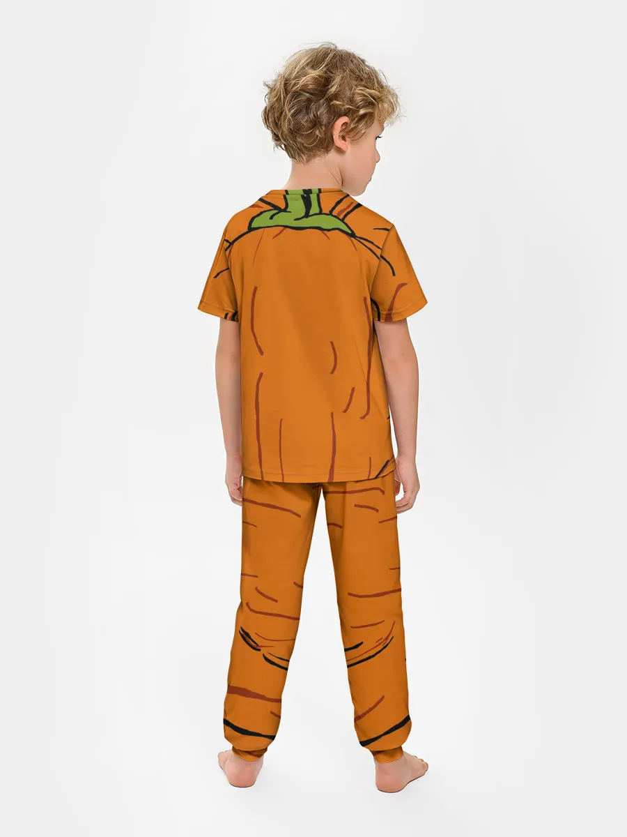 Детская пижама с брюками / Костюм тыквы / Halloween