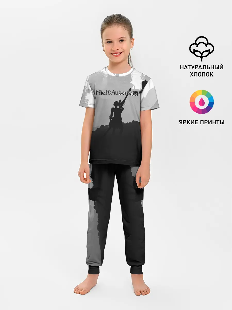 Детская пижама с брюками / Nier Automata