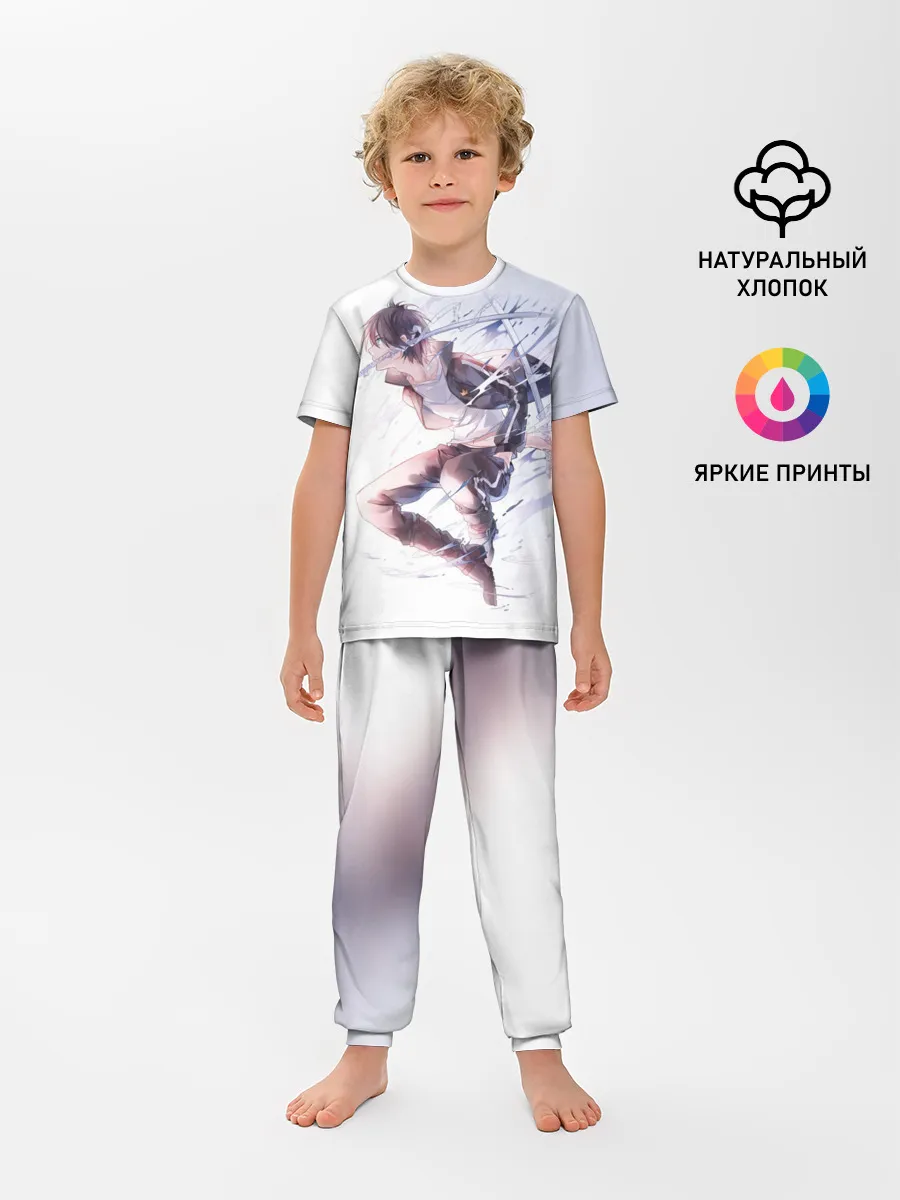 Детская пижама с брюками / Летающий Ябоку