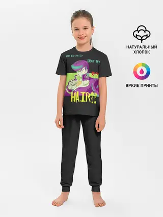 Детская пижама с брюками / Приключения ДжоДжо Hair?!