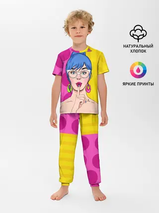 Детская пижама с брюками / POP ART
