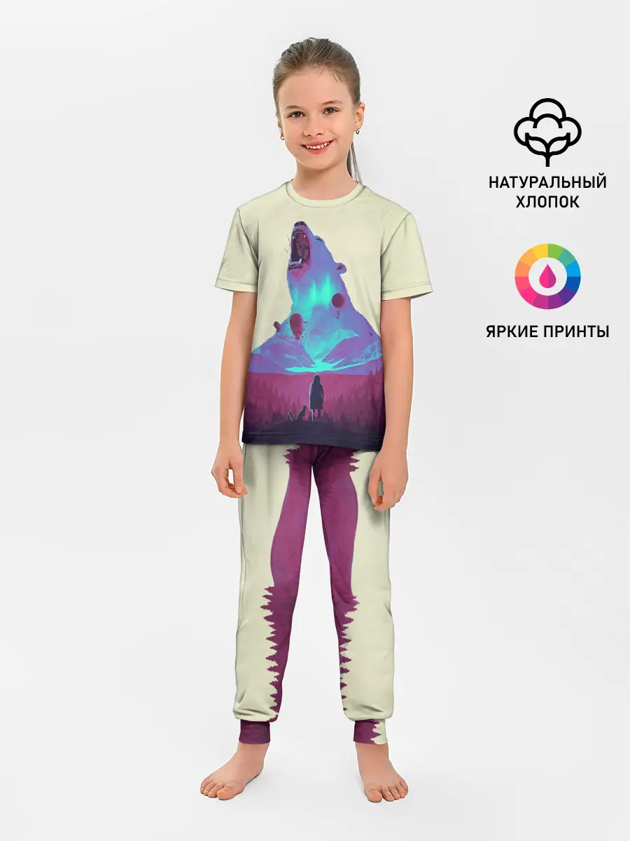 Детская пижама с брюками / Armored bear