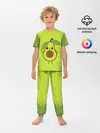 Детская пижама с брюками / Авокадо