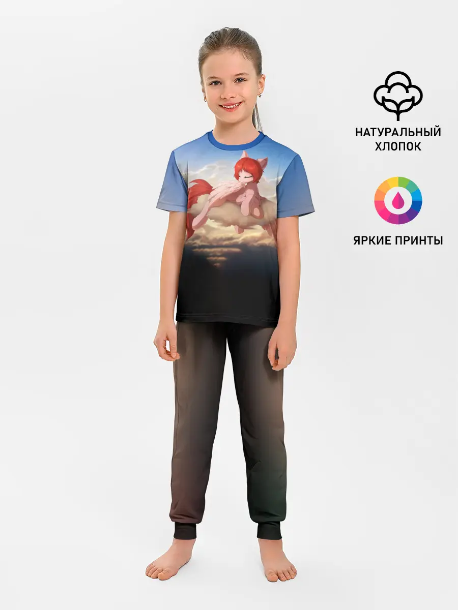 Детская пижама с брюками / Red