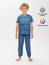 Детская пижама с брюками / Texture. Denim