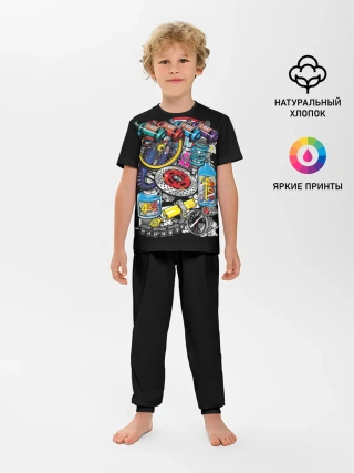 Детская пижама с брюками / Gas Garage