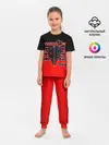 Детская пижама с брюками / Красный океан