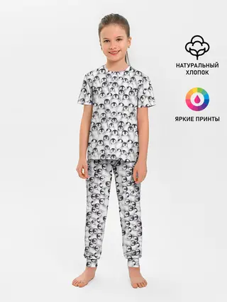 Детская пижама с брюками / Пингвинчики