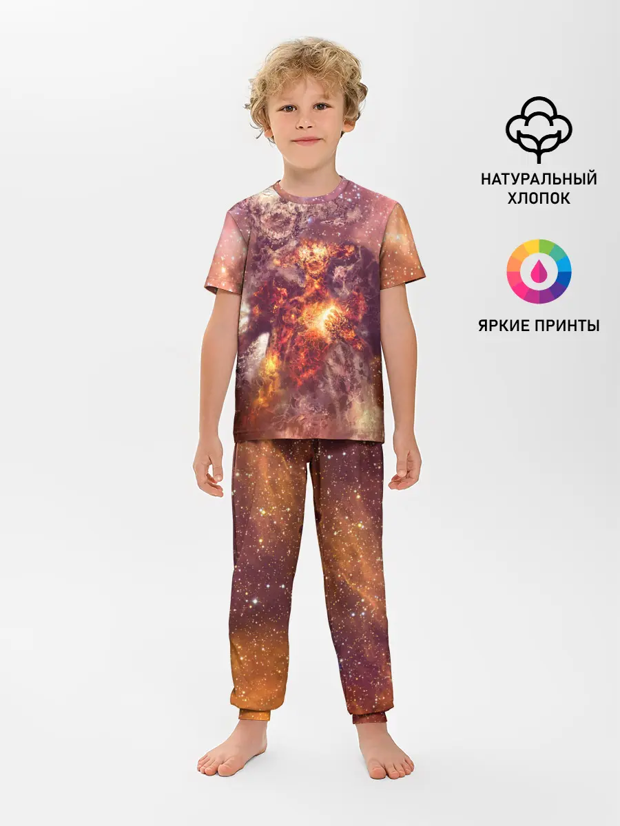 Детская пижама с брюками / ДЬЯВОЛ | GALAXY DIABLO