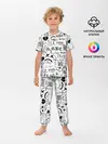 Детская пижама с брюками / LIL PEEP | ЛИЛ ПИП LOGOBOMBING