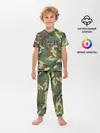 Детская пижама с брюками / Пограничные Войска камуфляж