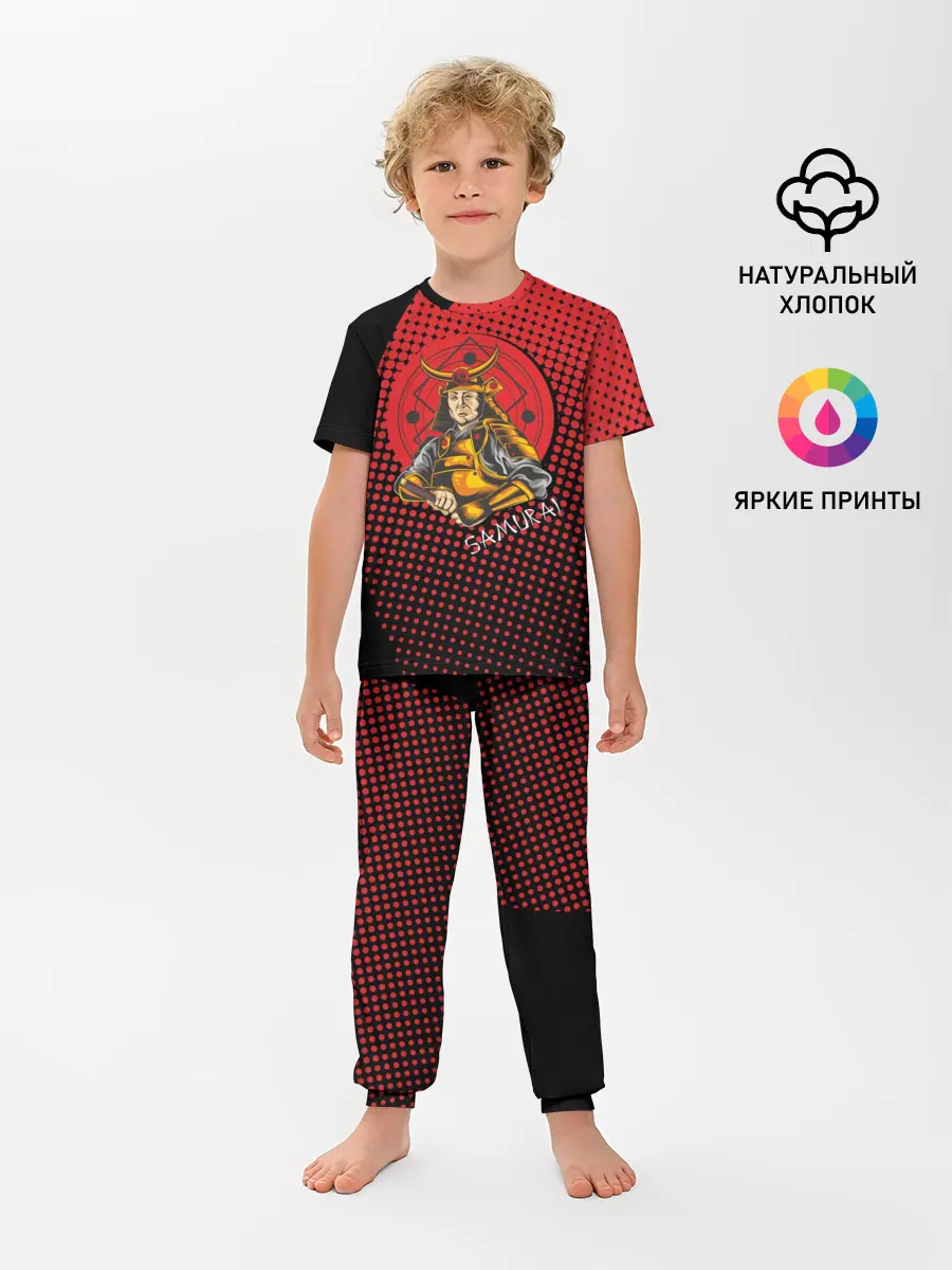 Детская пижама с брюками / Самурай