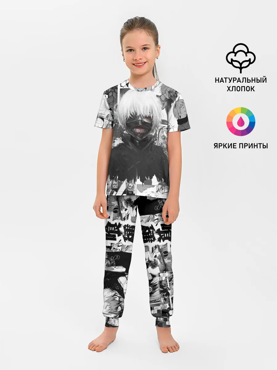 Детская пижама с брюками / Токийский гуль манга